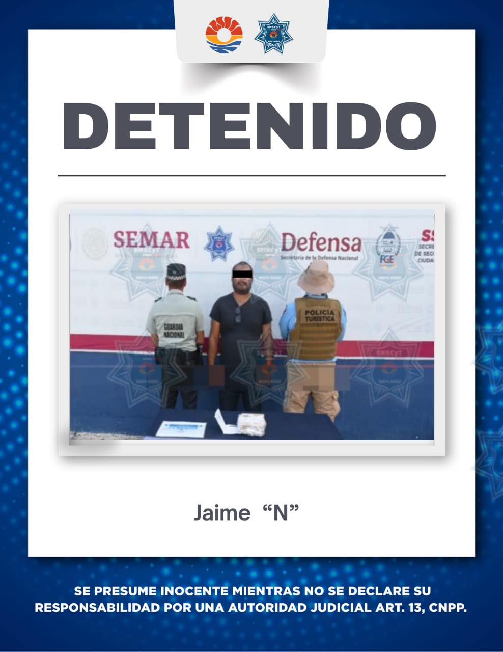 Cancun Hotel Zone arrest: Police Seize Cash at KM 25